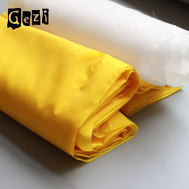 China malha amarela da tela da tela 150t de seda, malha do monofilamento do poliéster da impressão do t-shirt fornecedor