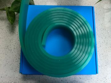 China Resistente químico da largura 109mm do verde 50 * 9 das lâminas do rodo de borracha da impressão da tela do poliuretano fornecedor