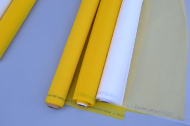 China Malha da impressão do poliéster da tensão alta, tela de malha de nylon do monofilamento da resistência ácida fornecedor