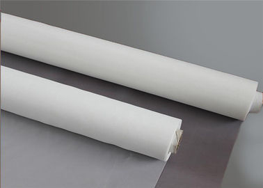 China Malha 100% da impressão de tela de seda do poliéster do branco para o PWB que imprime a malha 16T-40 fornecedor