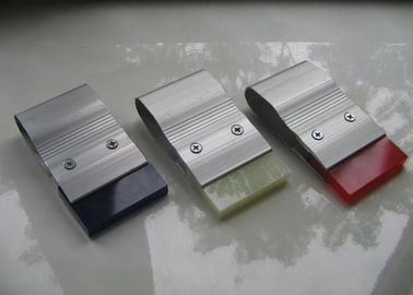Rodo de borracha de alumínio da impressão de tela de seda do punho com a lâmina de borracha variável 70A