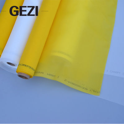 China 80 100 110 120 amarelos brancos malha da impressão de tela de seda do poliéster do nylon de 135 malhas para a impressão da tela fornecedor
