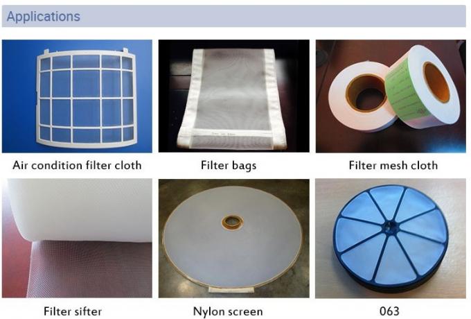Nylon e poliéster tela de malha de 300 mícrons para o filtro, resistente à corrosão