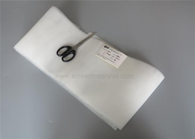 Malha de nylon personalizada 60 120 do filtro do tamanho cor branca material do nylon de 260 mícrons 100%
