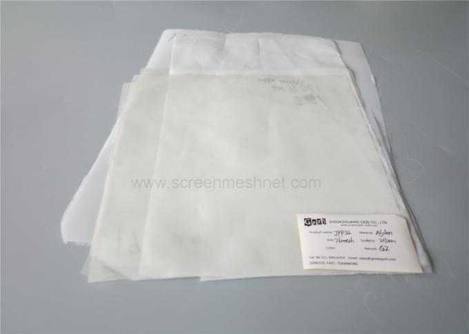 Malha de nylon do filtro do Weave liso permeabilidade alta do ar da largura de 1,27-3M de 100 mícrons