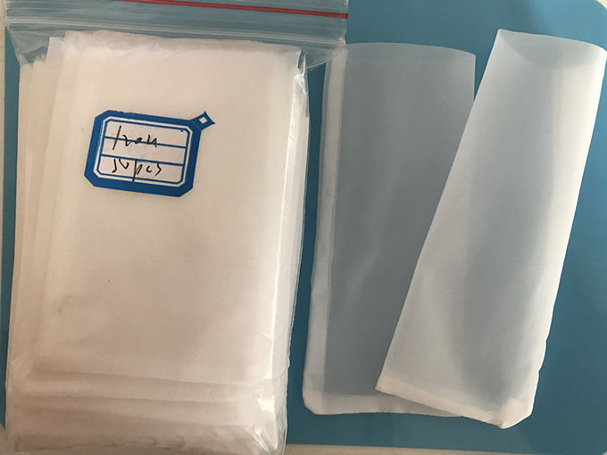 Tamanho de nylon puro da polegada do mícron 2*4 do saco de filtro 25 da resina da tela de malha de 100%