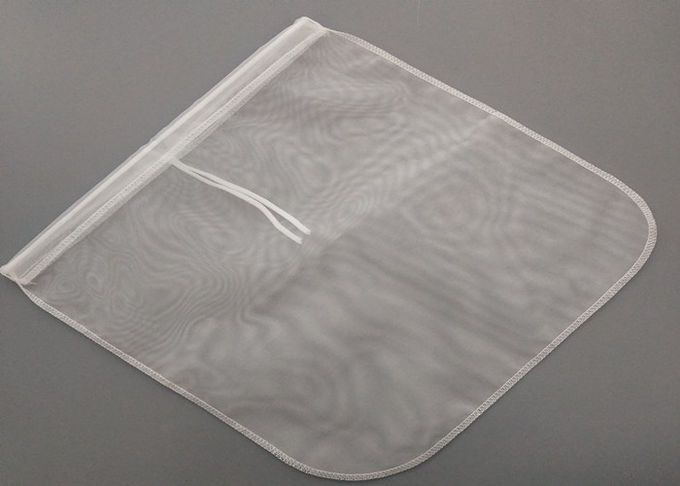 Filtro de nylon de costura dobro do alimento de Nutmilk do cordão de nylon da polegada do saco de filtro 12x12