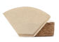 O filtro descartável da forma do papel de filtro V do café das folhas do papel de filtro derrama sobre o Dripper fornecedor