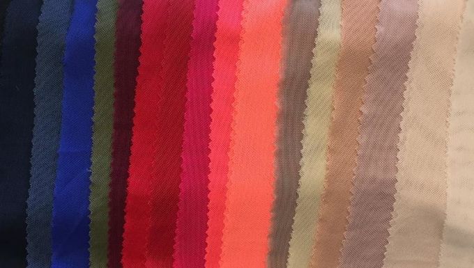 Completos macios drapejam cores personalizadas da tela da malha do estiramento a malha elástica